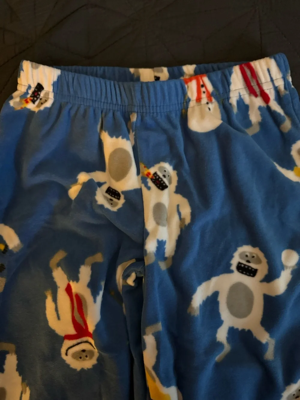 Carter's Red and Blue Yeti Fleece Pajama Set